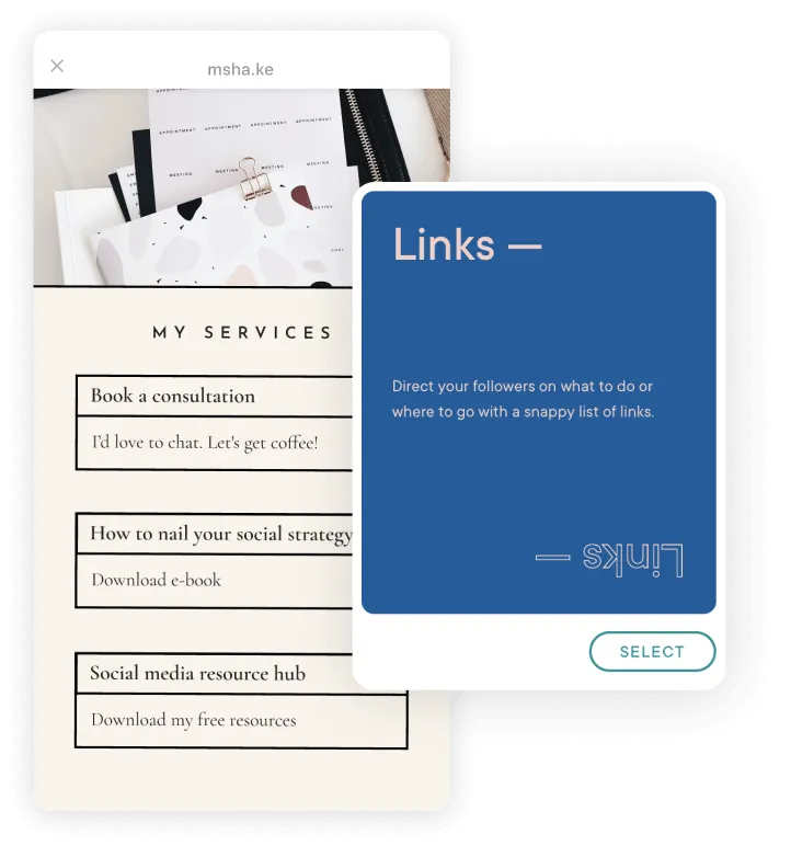 Make the most of your link in bio