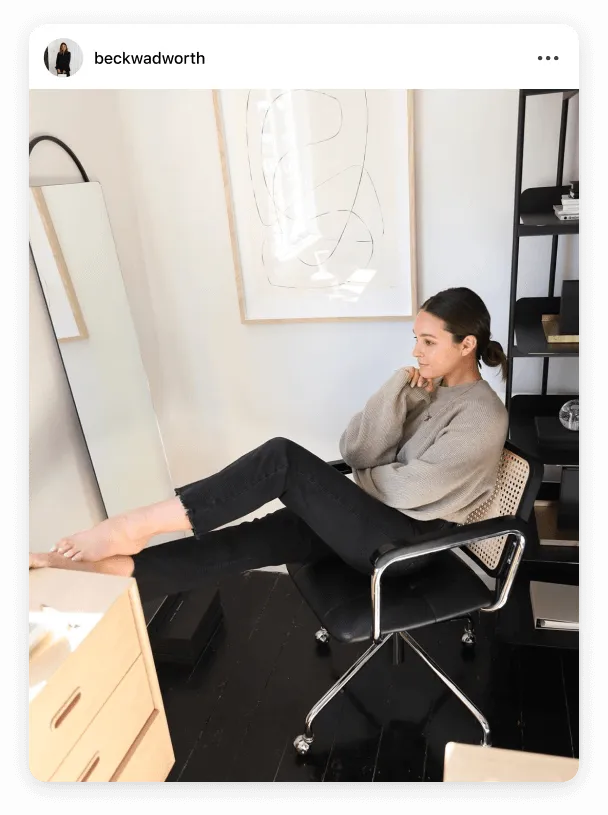 Instagram post by @beckwadworth fashion