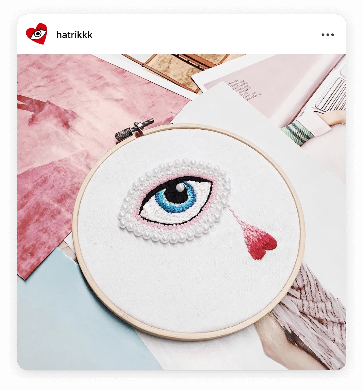 Instagram post by @hatrikkk creative content