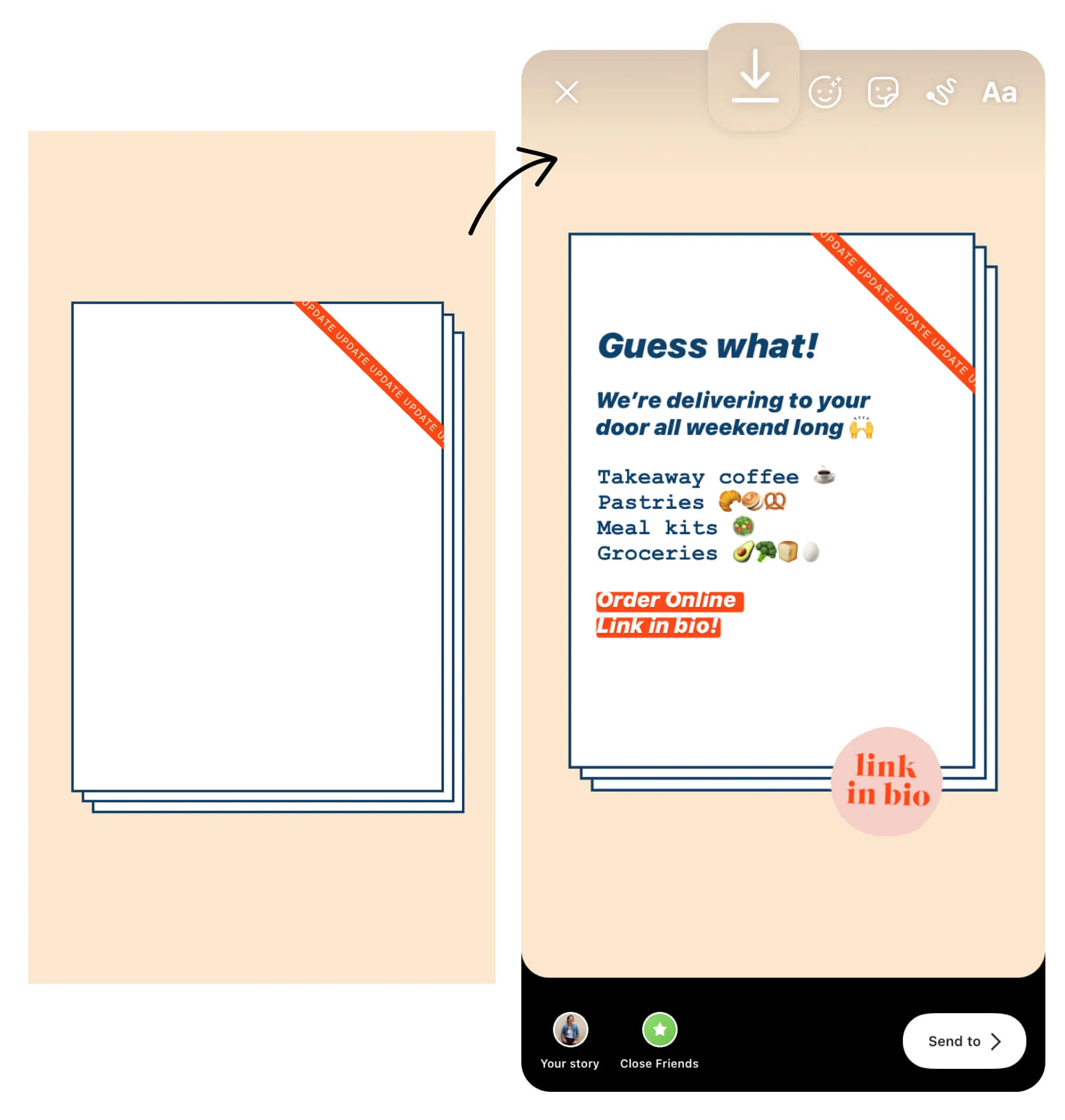 Editing Instagram Stories for your Insta website