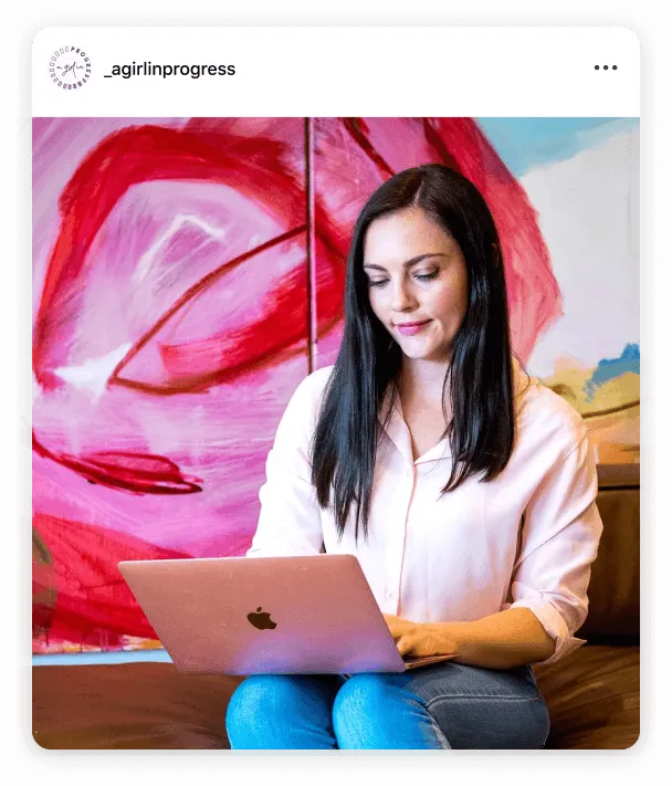 A Girl In Progress lifestyle post