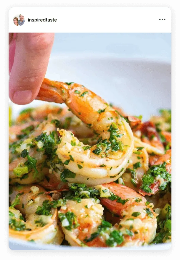 Instagram post by @inspiredtaste cooking tutorial