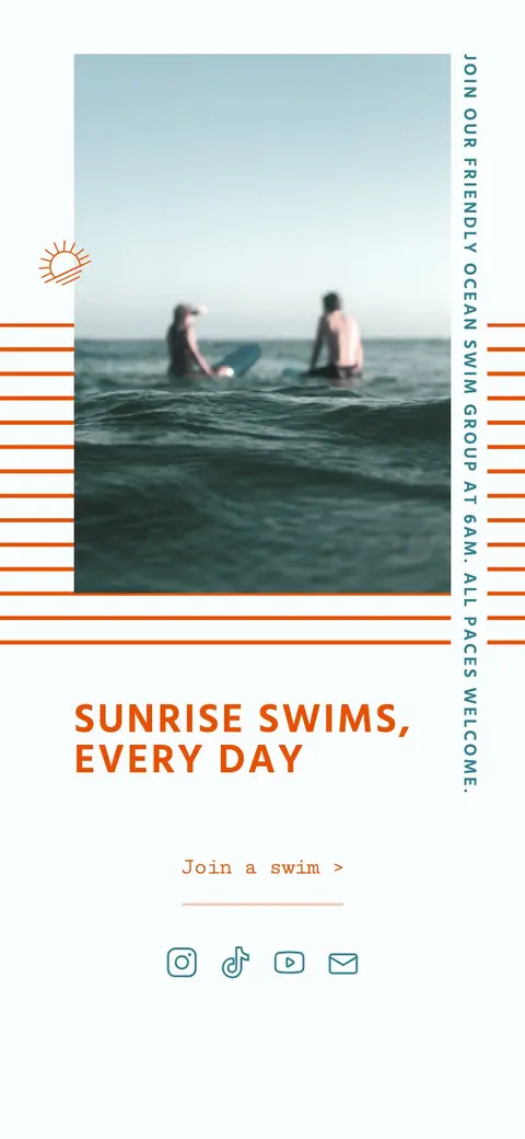 An example site in the Rise n Shine Look