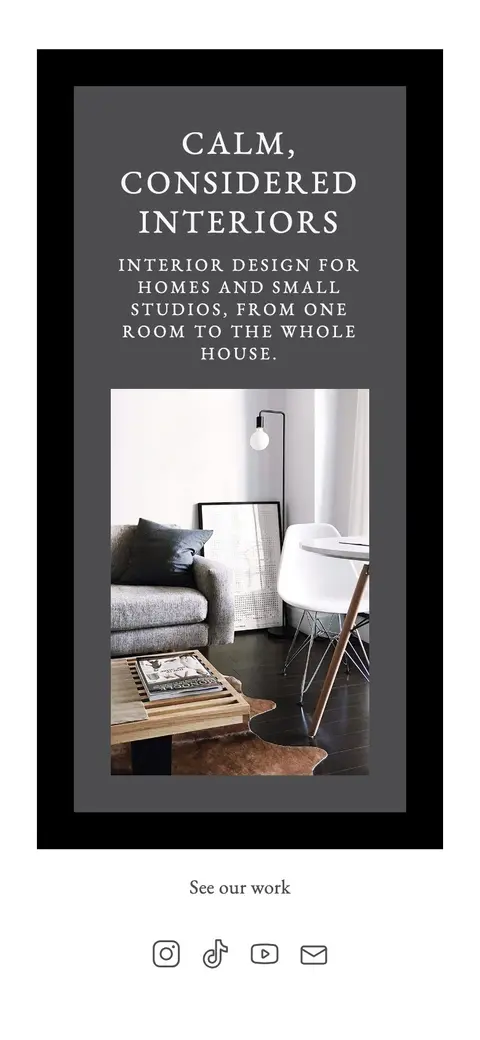 An example site in the Just My Luxe Look