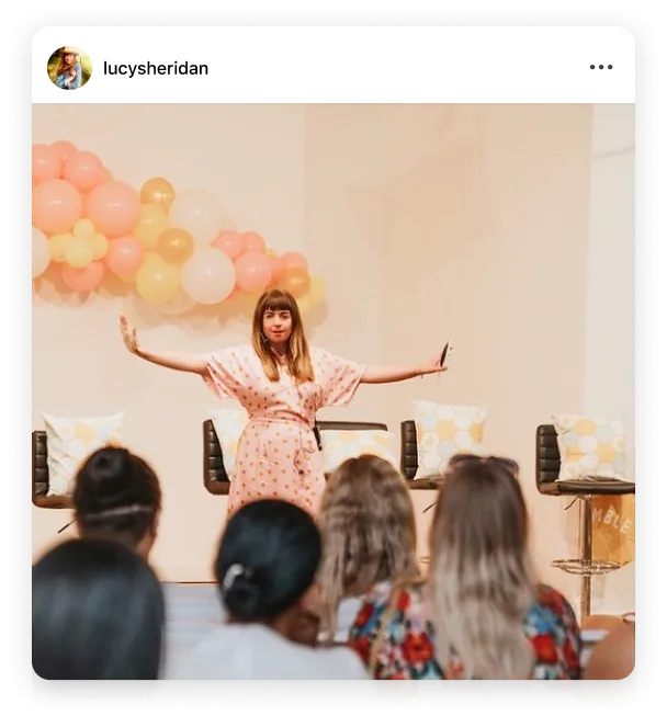 Instagram Comparison Coach Lucy Sheridan
