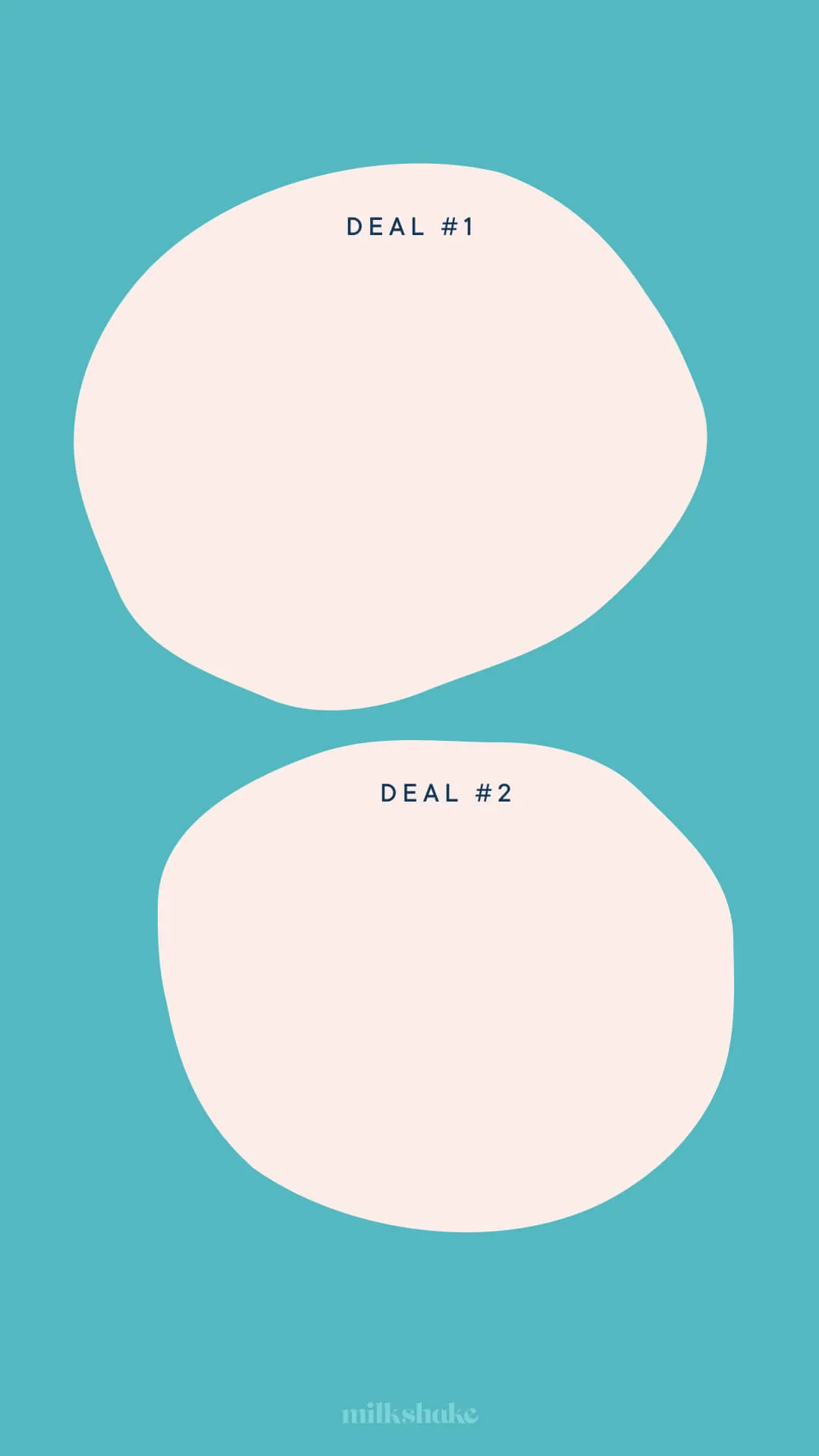 Milkshake Splash Card background template