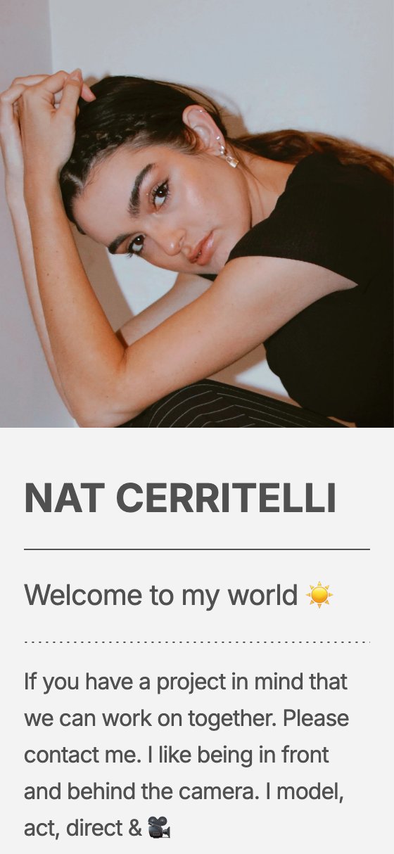 Website by @nathaliecerritelli