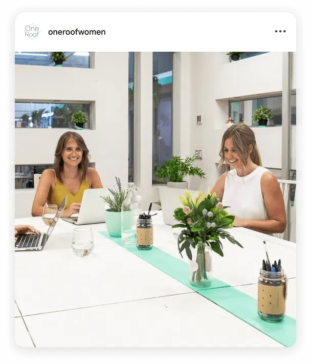 One Roof Women Instagram Stories content