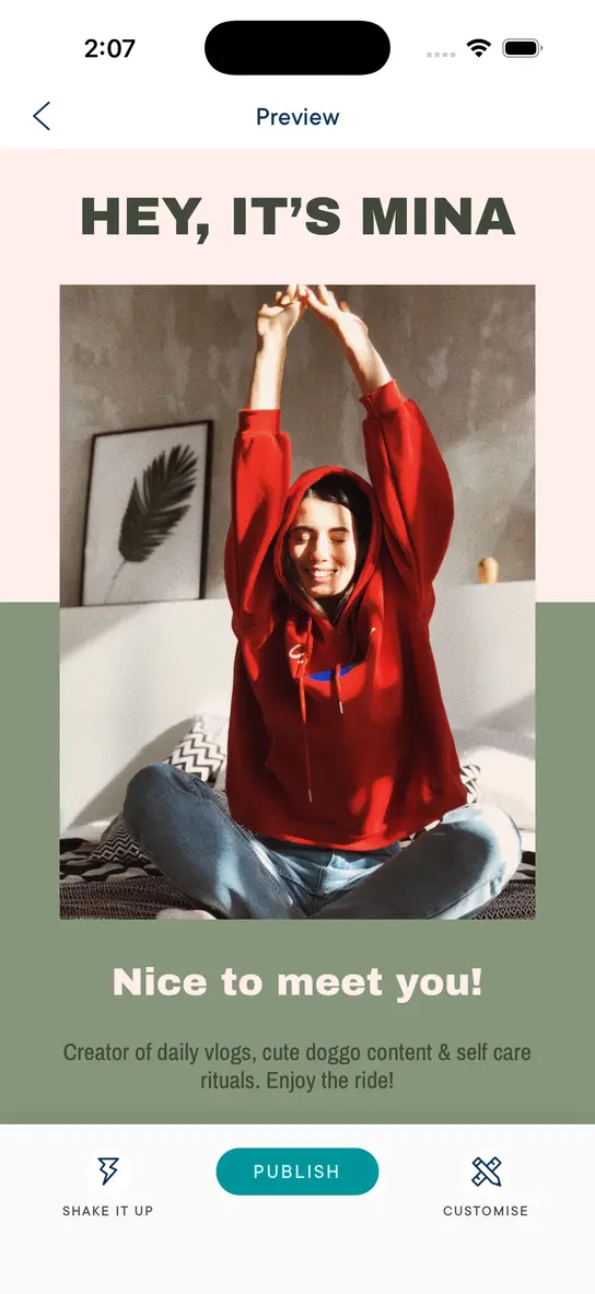 Shake up your Look 1