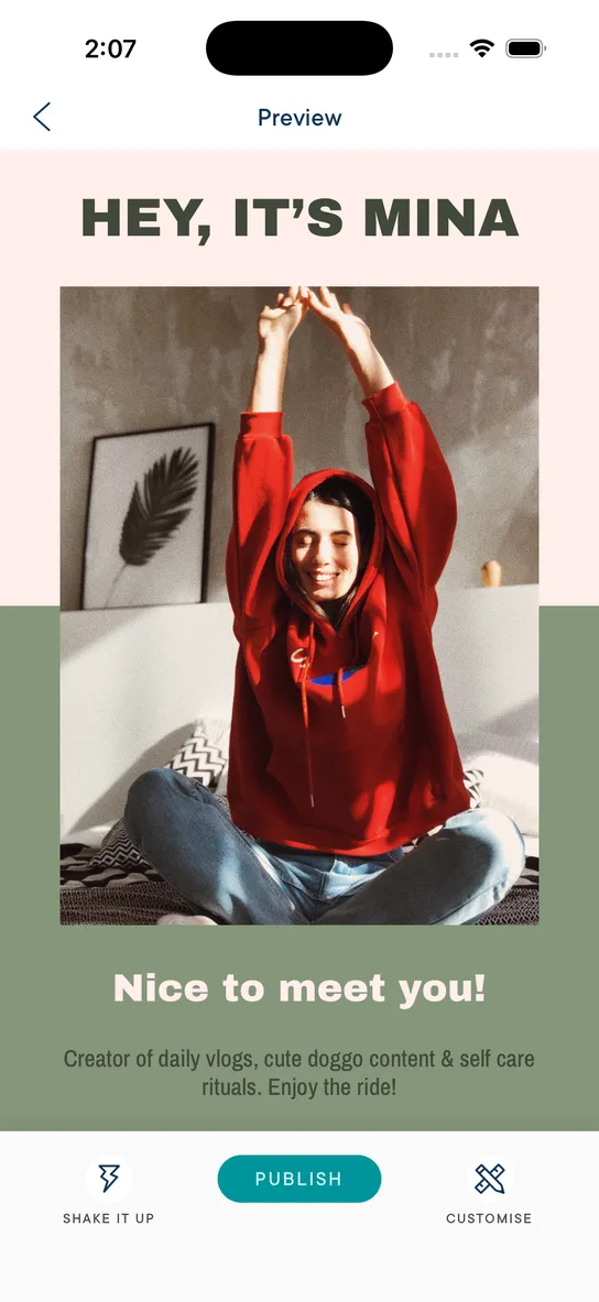 Shake up your Look 1